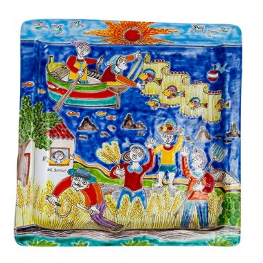 Squared Plate DS PQ37DS-8 Fishing and Grain Harvest Squared Plate DS PQ37DS-8 Fishing and Grain Harvest
